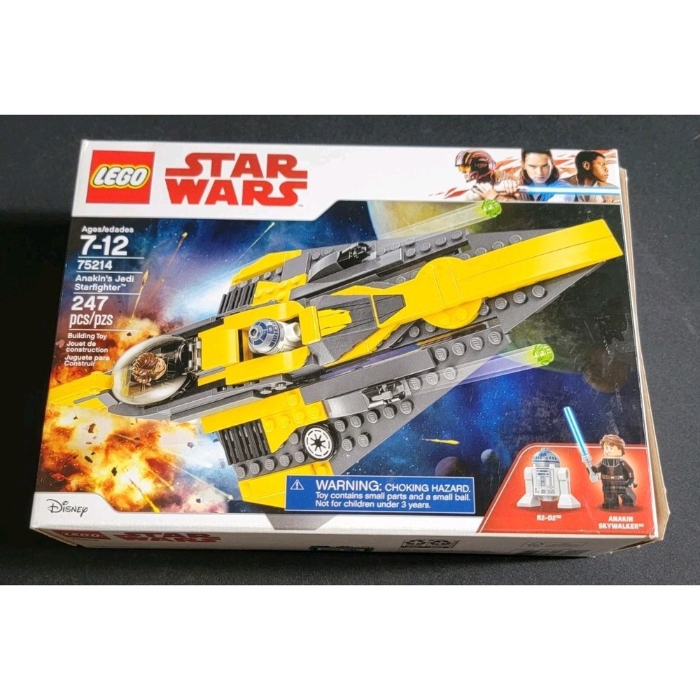 LEGO Star Wars Anakin's Jedi Starfighter 75214 EMPTY BOX ONLY Replacement Box